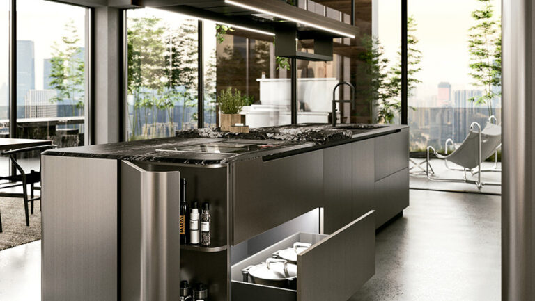 Diseño circular de cocina contemporánea Arrital Ak_Project Circle