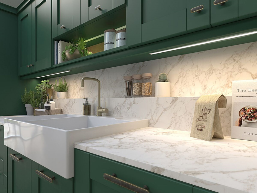 Cocina personalizada Schmidt con acabado mate