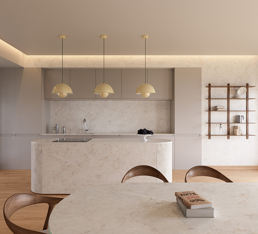 Dekton Nomak EVOK revestimiento gris ceniza