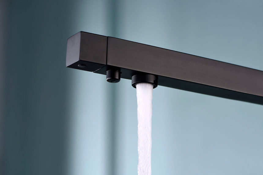 Grifo monomando IMEX Serie CAPRI con doble vía y agua filtrada por ósmosis