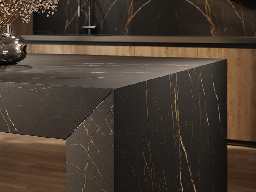 Superficie de cocina consciente VENUX con diseño integrado