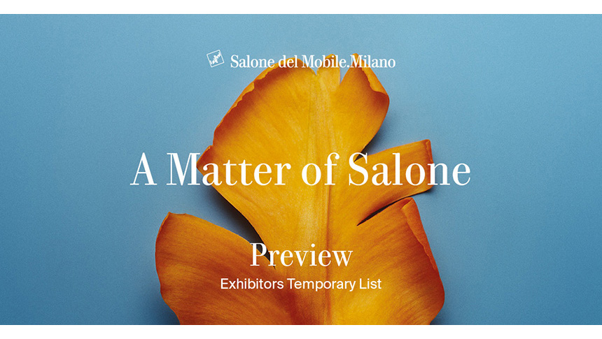 Salone del Mobile.Milano 2026: catálogo de expositores ya en camino