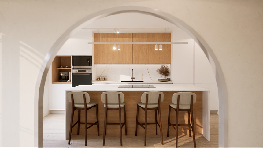 Ceratop by Cupa Stone y el lenguaje material de la cocina contemporánea