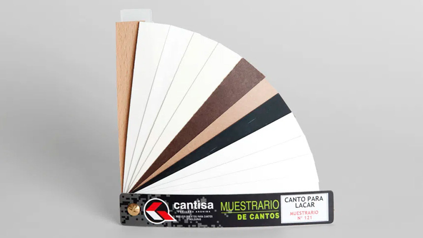 Cantisa presenta su gama de cantos lacables para mobiliario