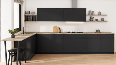 Encimera TWIN de Alvic, diseño híbrido con compacto y núcleo de aglomerado, ligera y resistente