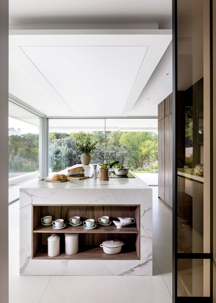 Isla central en la cocina Kali de Arredo