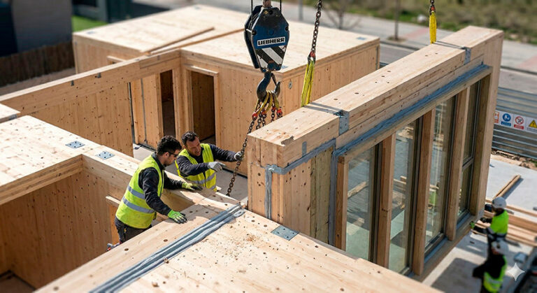 Construcción industrializada en FIMMA Maderalia 2026 con tecnología y madera estructural