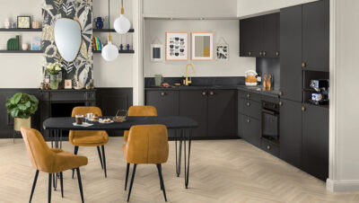 Cocina abierta con comedor estilo moderno SoCoo’c