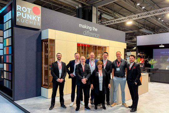 equipo Rotpunkt Küchen sector cocina Europa