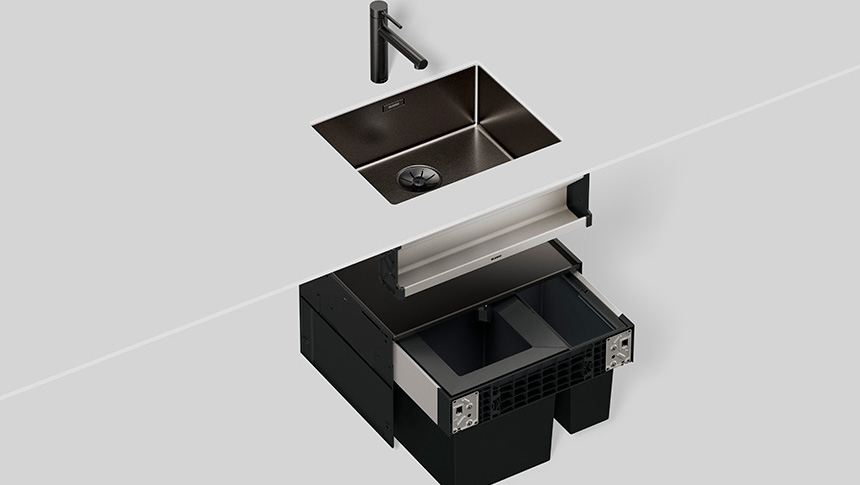 Blanco Select Big: gestión inteligente de residuos para cocinas ordenadas y sostenibles