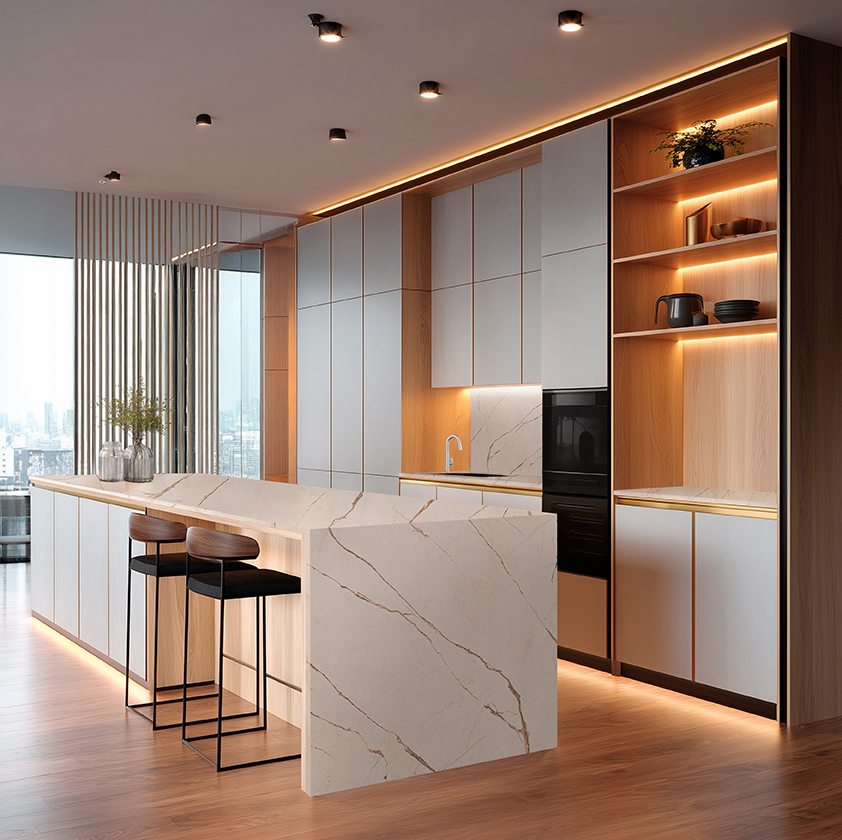 isla cocina macadamia cream ceratop