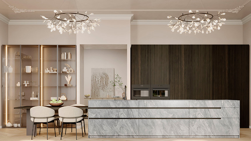 Sola amplía la serie Gola Pura con nuevos frentes en porcelánico ultrafino