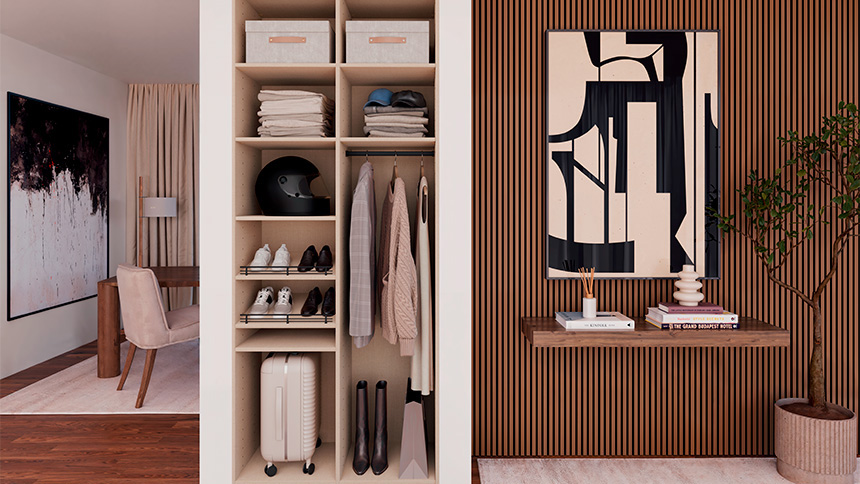 OpenKit by ALVIC: vestidores modulares abiertos para una nueva forma de vivir el orden