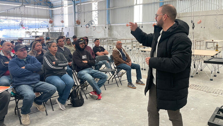 Formación Venux en piedra sinterizada en México