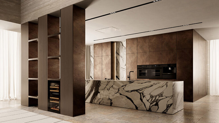 cocina diseño electrodomésticos negro mate Küppersbusch interiorismo contemporáneo