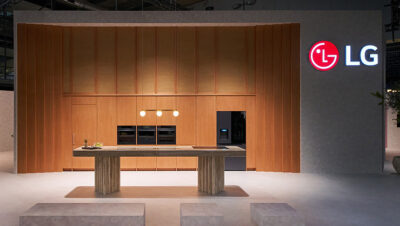 Stand de LG Electronics en Eurocucina 2026 con su propuesta de cocina inteligente con IA