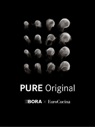 BORA Pure nueva generación placa compacta con extractor integrado y diseño minimalista para cocinas modernas