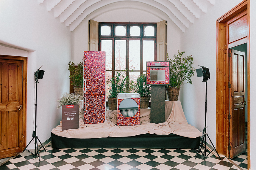 Miele transforma sus electrodomésticos en obras de arte inspiradas en Gaudí