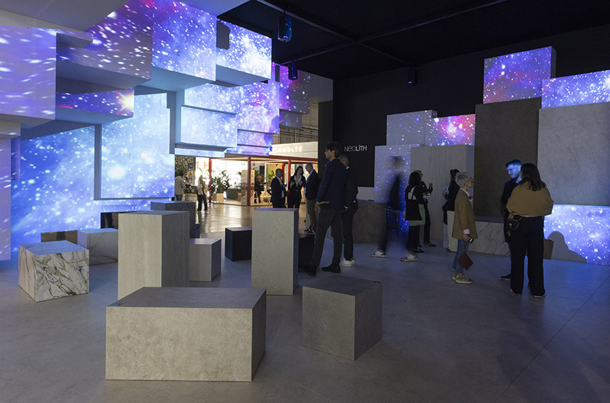 Neolith transforma la piedra en experiencia, en Salone del Mobile 2026