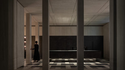 Techsize by Neolith Global Design Center en Guangzhou, arquitectura contemporánea con piedra sinterizada Neolith