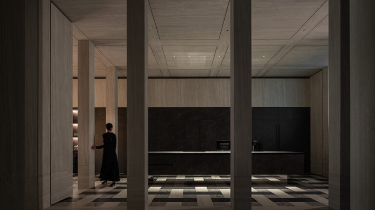 Techsize by Neolith Global Design Center en Guangzhou, arquitectura contemporánea con piedra sinterizada Neolith