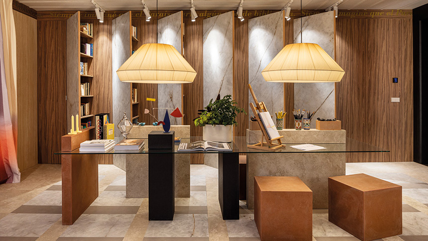 Neolith reinterpreta la biblioteca en Casa Decor 2026 con un espacio emocional y sensorial