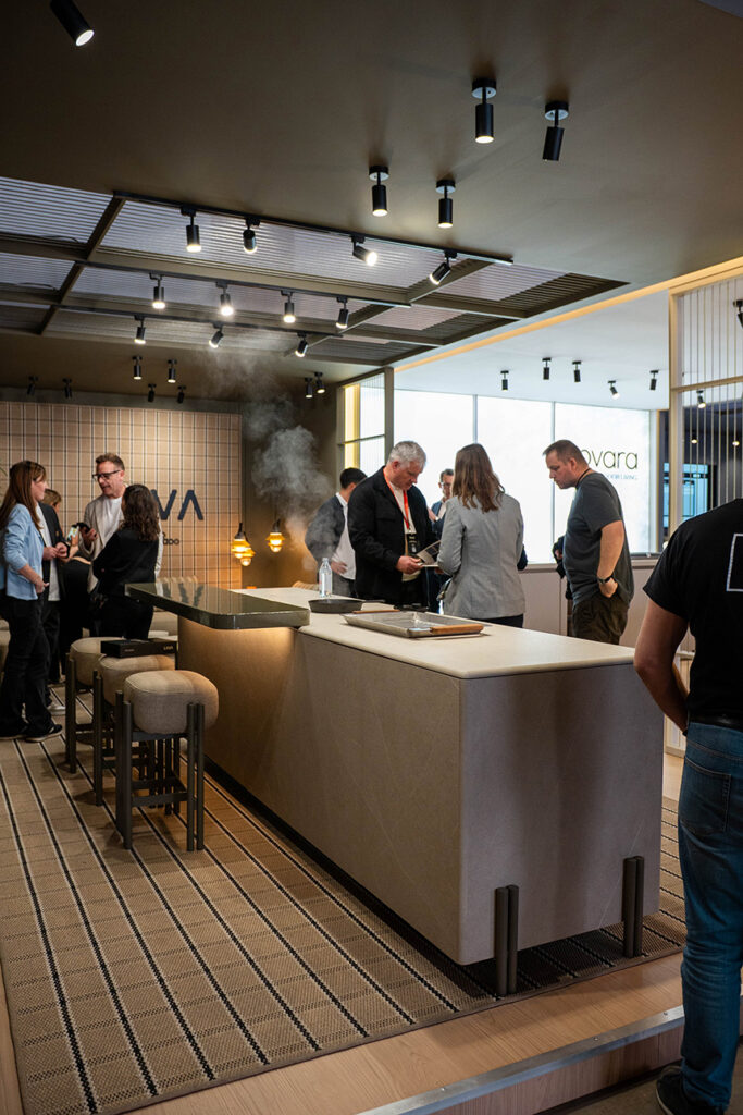 Cocina outdoor LAVA by CirculoCuadrado presentada por Novara en Milán