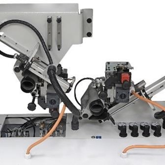 Grupo retestador monomotor de la canteadora ROVER EDGE GO para acabados de alta calidad