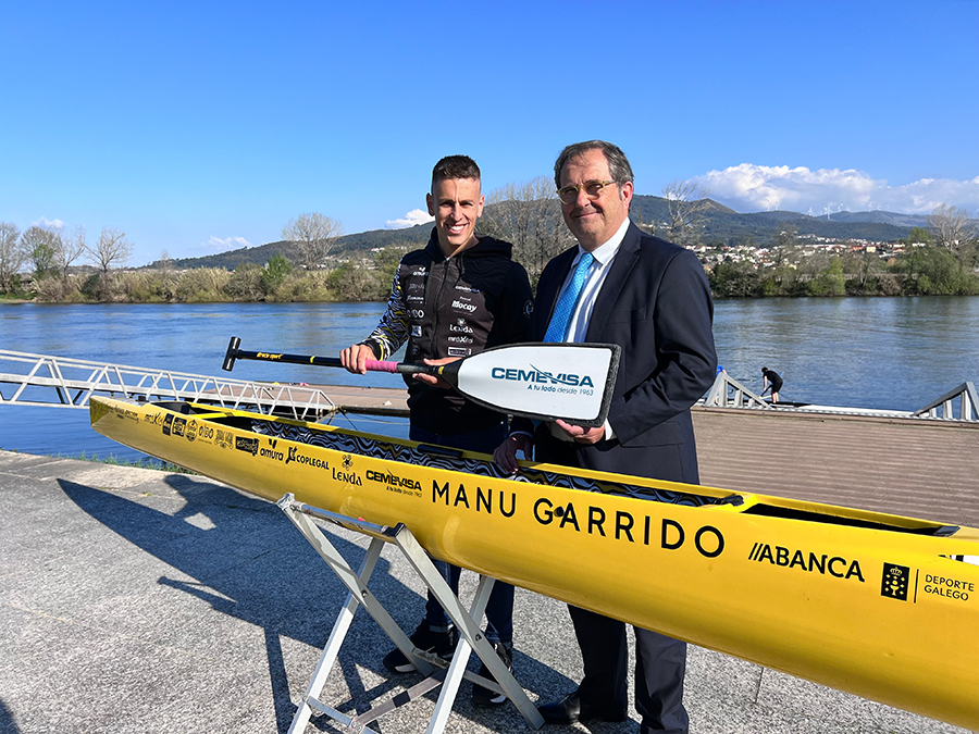 Cemevisa renueva su patrocinio con el piragüista Manu Garrido para la temporada 2026