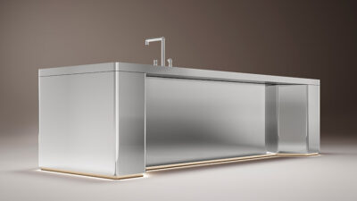 Isla de cocina ATOLL de CEA Design presentada en Milan Design Week