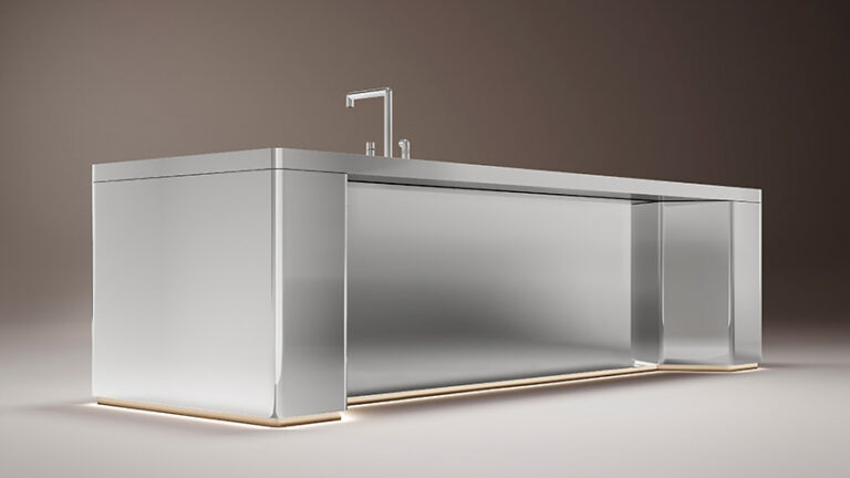 Isla de cocina ATOLL de CEA Design presentada en Milan Design Week