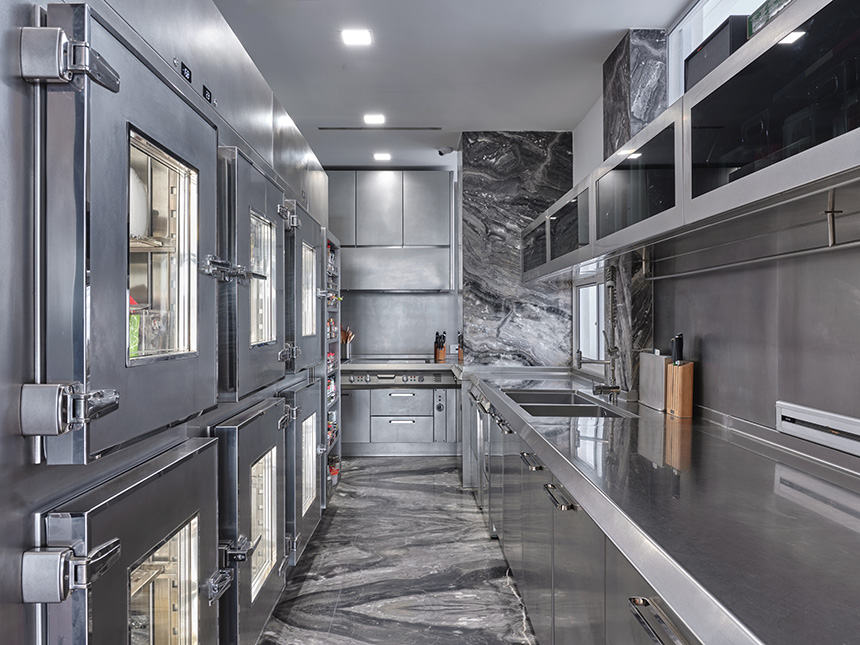Cocina Abimis de acero inoxidable en Singapur