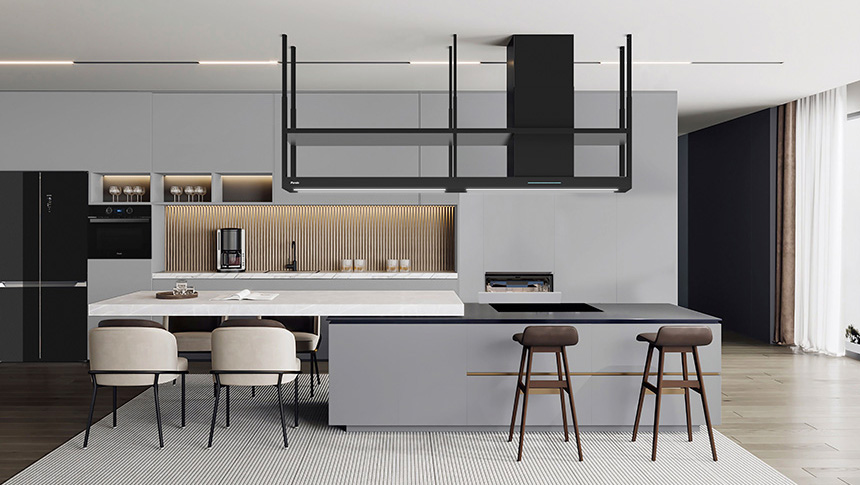 Pando Integral Cooking presenta la nueva campana de isla I-894 Modular
