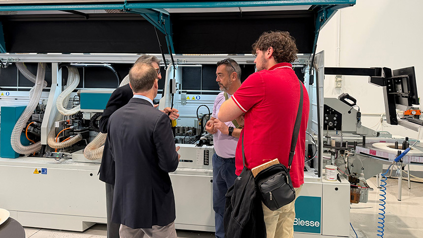 Biesse impulsa el canto curvo y la automatización en los Tech Days de Gavà