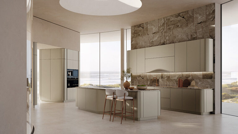 Cocina Ola de Snaidero diseñada por Pininfarina