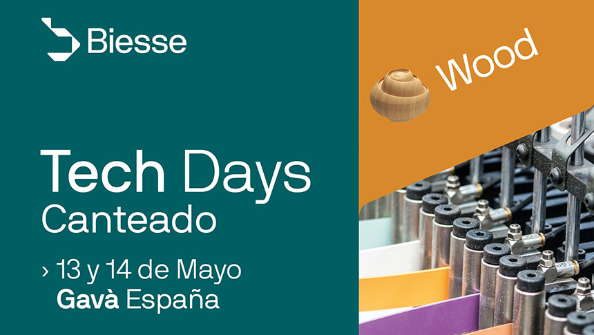 Tecnología CNC y canto curvo: así serán los Tech Days de Biesse en Gavà
