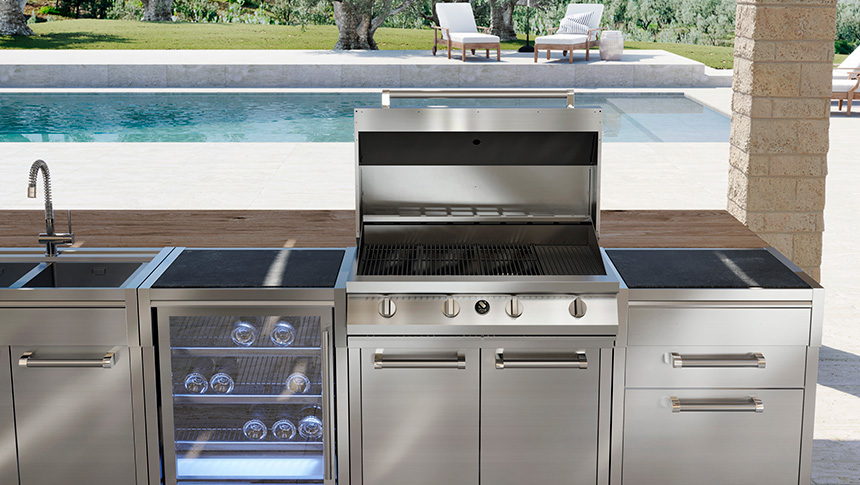 Refrigeración outdoor: la clave para diseñar cocinas exteriores funcionales y resistentes
