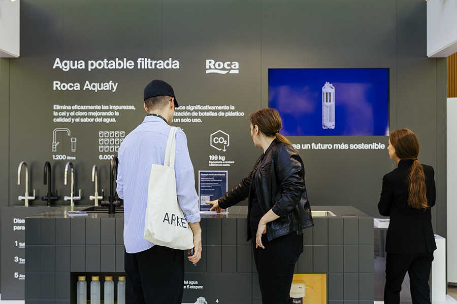 Sistema de filtración de agua Aquafy de Roca