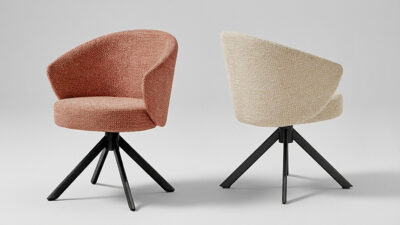 Silla Gavi Giratoria presentada en Salone del Mobile.Milano 2026