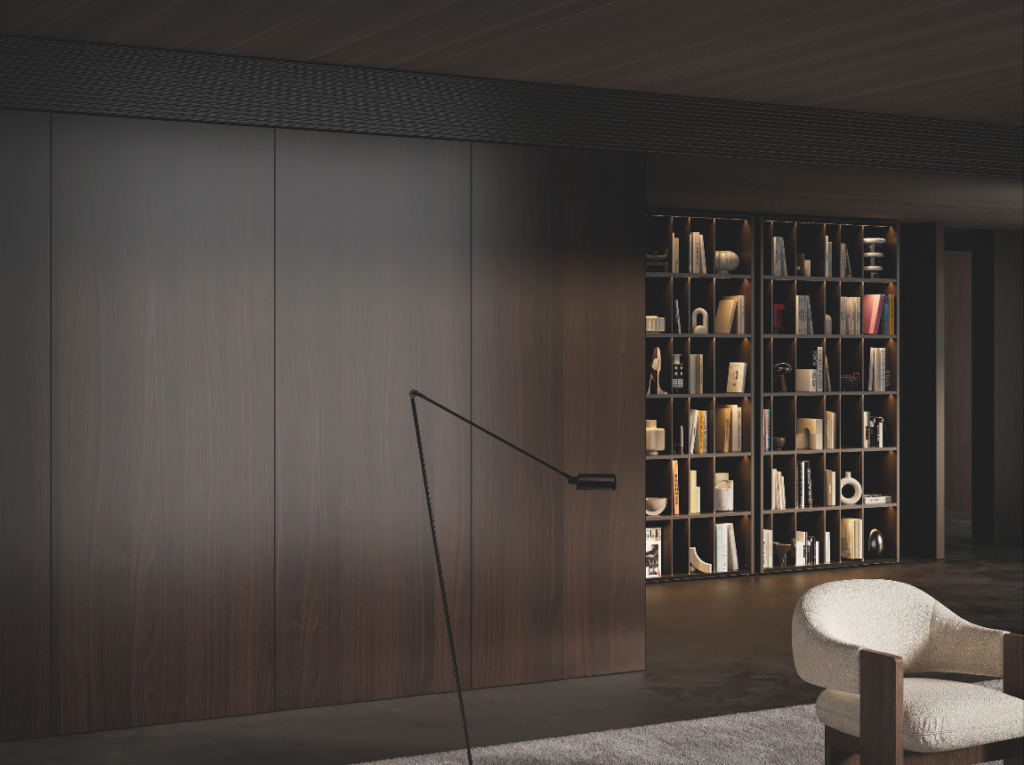 Geometrías de pared creadas con el sistema modular Index