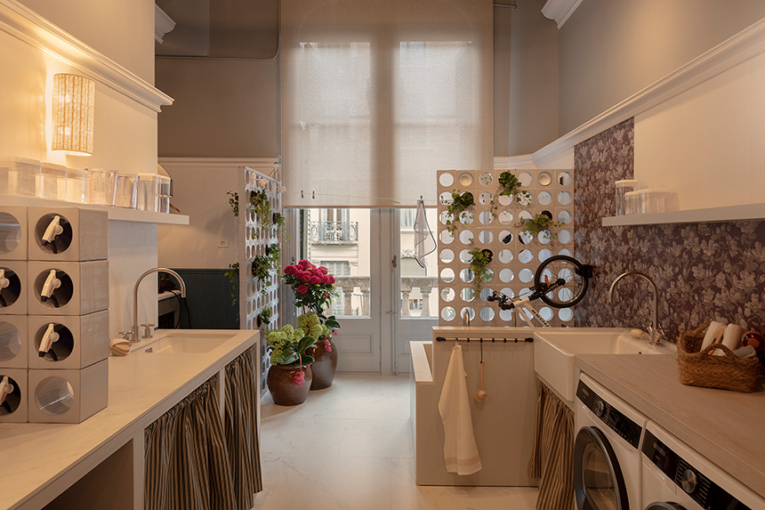 Espacio de interiorismo creado para Ecléctica Barcelona, evento que une diseño, arquitectura y creatividad.