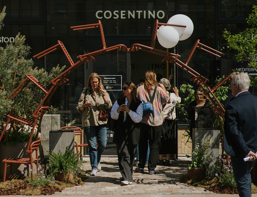 Espacio de Cosentino en el festival internacional de diseño de Copenhague