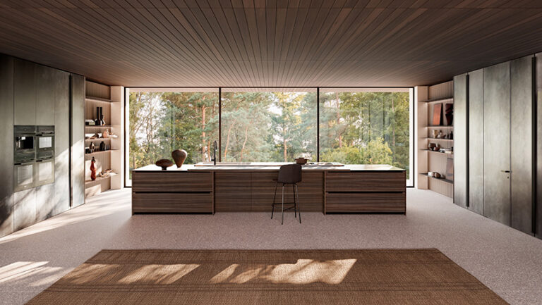 Cocina Maxima 2.2 de CESAR con el nuevo tirador Contour diseñado por García Cumini