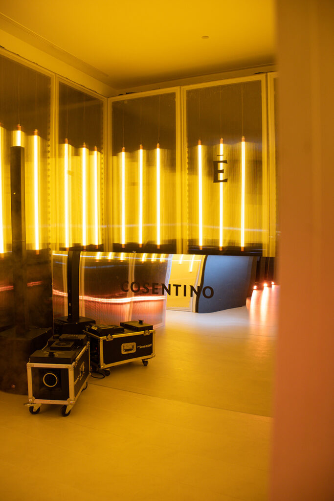 Superficies ĒCLOS de Cosentino integradas en la instalación de Come Together