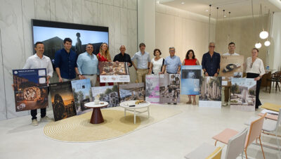 Carteles de los proyectos ganadores del Cosentino Design Challenge 2026.