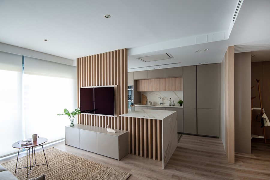 Una cocina abierta al salón para disfrutar en compañía, entre los últimos proyectos de Clysa