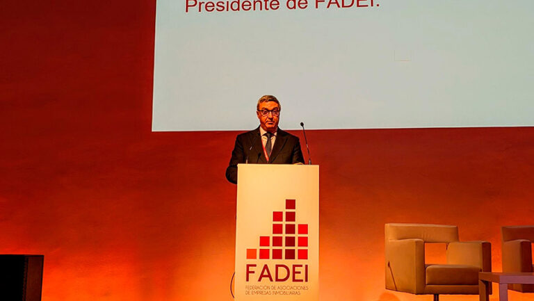 Miguel Ángel Gómez Huecas durante el I Encuentro Jurídico Inmobiliario
