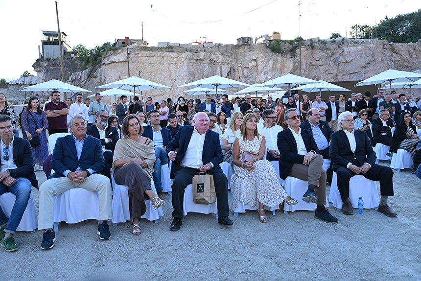 Profesionales del sector del granito reunidos en Vigo.