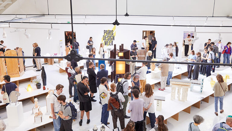 Exposición de diseño contemporáneo durante Paris Design Week.