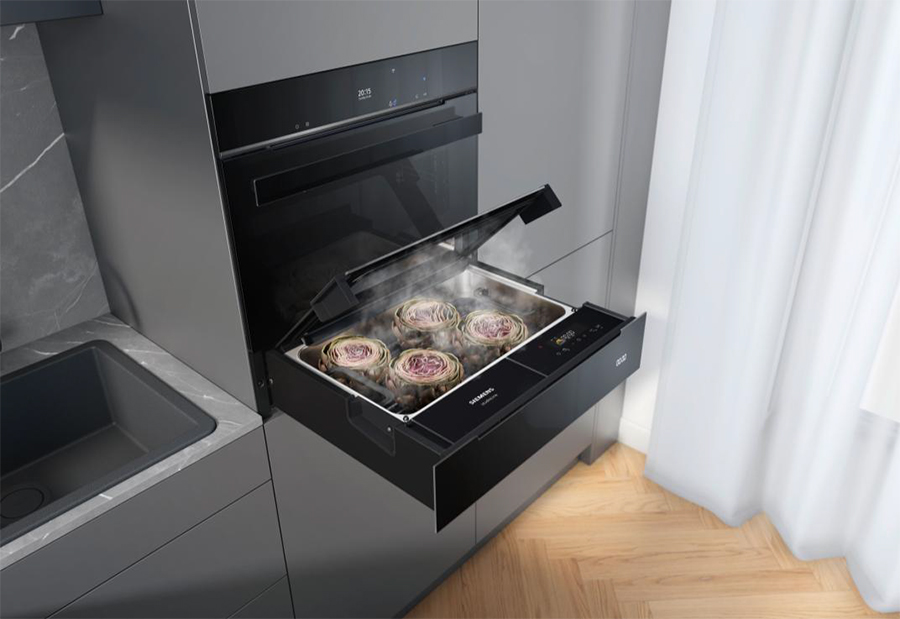 Siemens innova en la cocina con el primer cajón de vapor del mundo